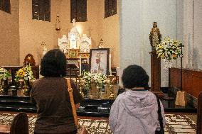 People Gather To Mourn, And Honor, Pope Francis In Indonesia