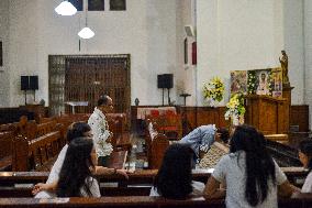 People Gather To Mourn, And Honor, Pope Francis In Indonesia