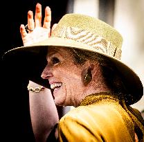 Queen Maxima at Exhibition on 25 Years of Archaeology - Leiden