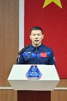 Shenzhou 20 Presentation Crew and Press Conference in China