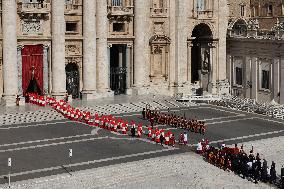 Transfer of The Coffin of Pope Francis - Vatican