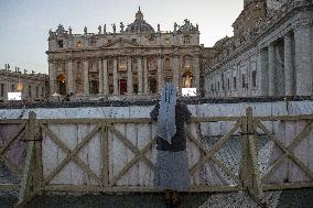 Faithful Attend a Rosary Prayer - Vatican