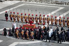 Transfer of The Coffin of Pope Francis - Vatican