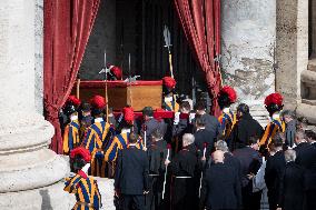 Transfer of The Coffin of Pope Francis - Vatican