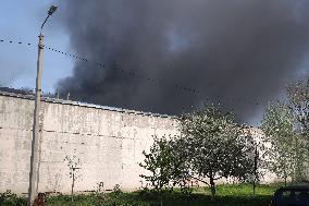 Aftermath of Shahed attack on Kharkiv