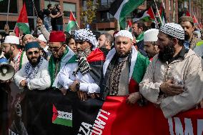 March for Palestine in Rotterdam