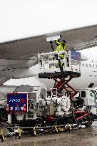 Visit to Charles de Gaulle Airport about the decarbonisation of the aviation sector - Roissy-en-France