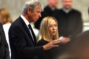 Giorgia Meloni Pays Respects To Late Pope Francis - Vatican