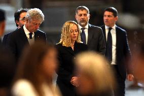Giorgia Meloni Pays Respects To Late Pope Francis - Vatican