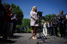 DC: White House Press Secretary Karoline Leavitt Speaks to Reporters
