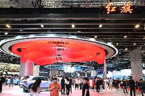 Hongqi Booth at 2025 Auto Show in Shanghai