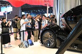 Hongqi Booth at 2025 Auto Show in Shanghai
