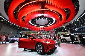 Hongqi Booth at 2025 Auto Show in Shanghai