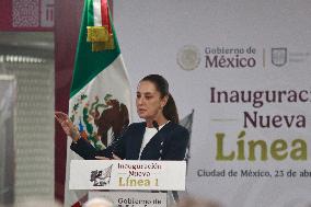 Opening Of The Mexico City Metro New Line 1 - Mexico