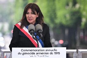 Annual commemoration of the Armenian genocide of 1915 in Paris - FA