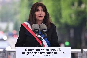 Annual commemoration of the Armenian genocide of 1915 in Paris - FA