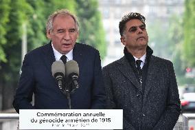 Annual commemoration of the Armenian genocide of 1915 in Paris - FA