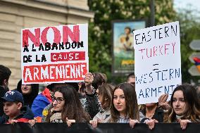 Annual commemoration of the Armenian genocide of 1915 in Paris - FA