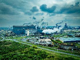 Tata Steel Pollution Illustrations - Netherlands
