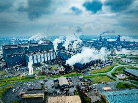 Tata Steel Pollution Illustrations - Netherlands