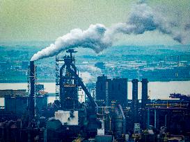 Tata Steel Pollution Illustrations - Netherlands