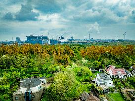 Tata Steel Pollution Illustrations - Netherlands