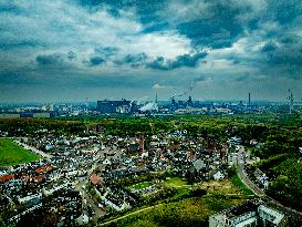 Tata Steel Pollution Illustrations - Netherlands