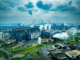 Tata Steel Pollution Illustrations - Netherlands