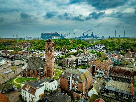 Tata Steel Pollution Illustrations - Netherlands