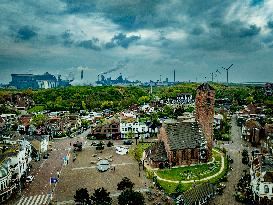 Tata Steel Pollution Illustrations - Netherlands