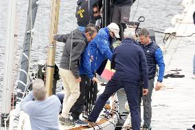 King Juan Carlos Goes Sailing with Pedro Campos - Spain