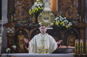 Mass for Pope Francis in Kharkiv