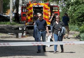 Pavlohrad after large-scale Russian drone attack