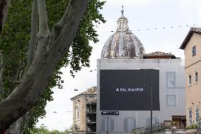 People queue at St Peter Basilica to pay their respects to late Pope Francis - Rome