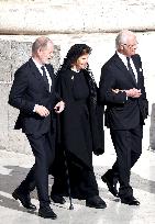 Royals Arrive For The Funeral of Pope Francis - Vatican