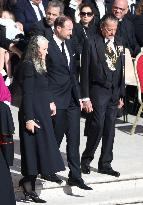 Royals Arrive For The Funeral of Pope Francis - Vatican