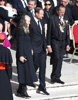 Royals Arrive For The Funeral of Pope Francis - Vatican