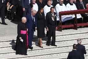 World Leaders At The Funeral Of Pope Francis - Vatican