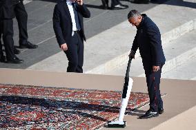 Last preparations before the funeral ceremony of Pope Francis - Vatican