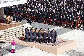 The Coffin Of Pope Francis Leaving St. Peter s Basilica - Vatican