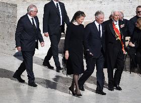 Royals Arrive For The Funeral of Pope Francis - Vatican
