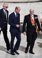 Royals Arrive For The Funeral of Pope Francis - Vatican