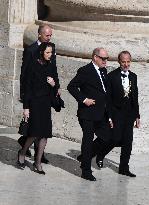 Royals Arrive For The Funeral of Pope Francis - Vatican