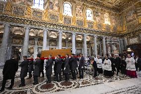 Burial of Pope Francis At Santa Maria Maggiore Basilica - Rome