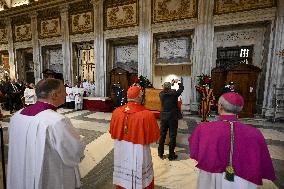 Burial of Pope Francis At Santa Maria Maggiore Basilica - Rome