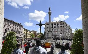 Burial of Pope Francis At Santa Maria Maggiore Basilica - Rome