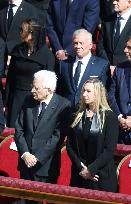 World Leaders and Royal at Funeral Ceremony Of Pope Francis - Vatican