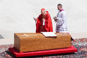 Cardinals And Clergy During The Funeral Of Pope Francis - Vatican