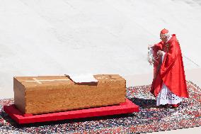 Cardinals And Clergy During The Funeral Of Pope Francis - Vatican