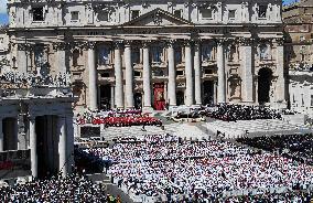 Cardinals And Clergy During The Funeral Of Pope Francis - Vatican